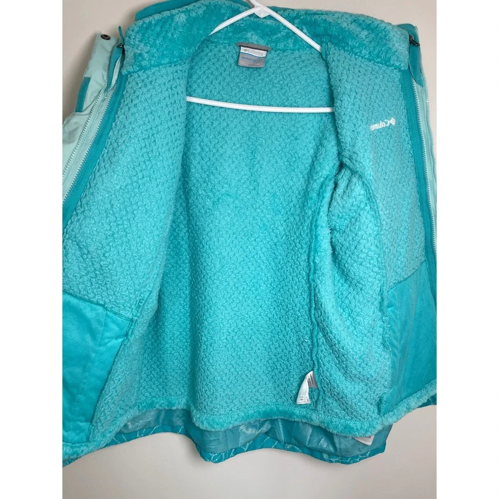 Columbia Omni-Tech 3-1 Interchange Jacket Fleece Lining Parka Girls XL 18/20